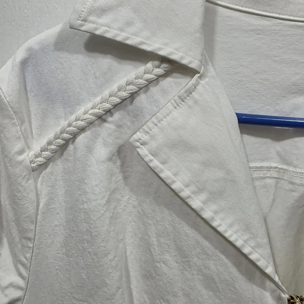 SHEIN White Belted Short Romper - Picture 3 of 10